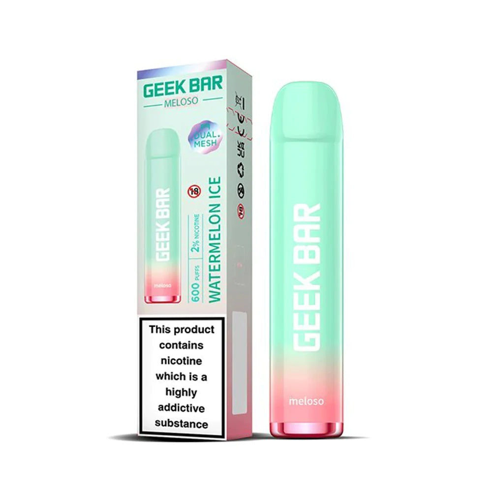 GEEK BAR MELOSO 600 -  WATERMELON ICE